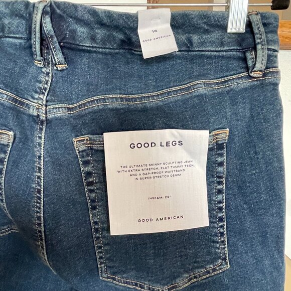 Good American Good Legs Skinny Jeans sz 16 - Picture 7 of 7